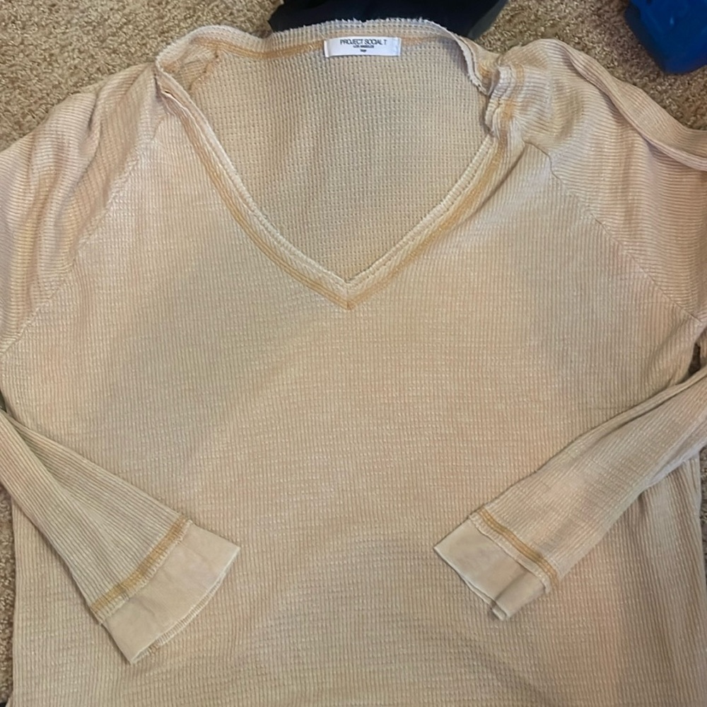 Project Social waffle tee size large work maybe once